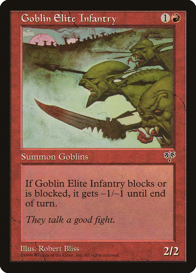 Goblin Elite Infantry [Mirage] | Card Citadel