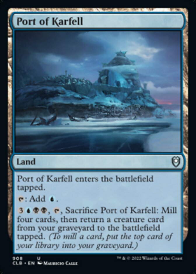 Port of Karfell [Commander Legends: Battle for Baldur's Gate] | Card Citadel