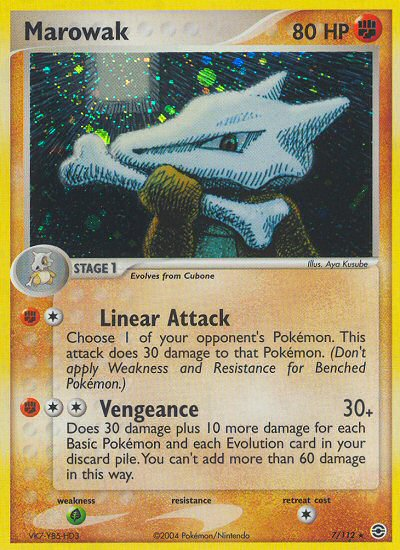 Marowak (7/112) [EX: FireRed & LeafGreen] | Card Citadel