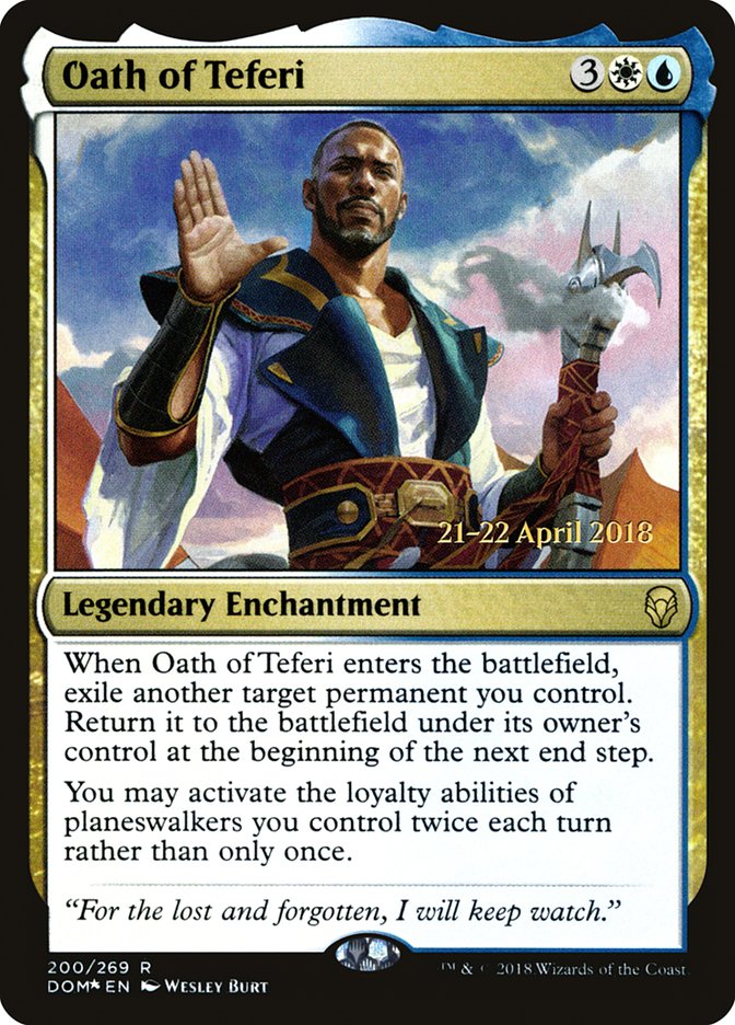 Oath of Teferi [Dominaria Promos] | Card Citadel