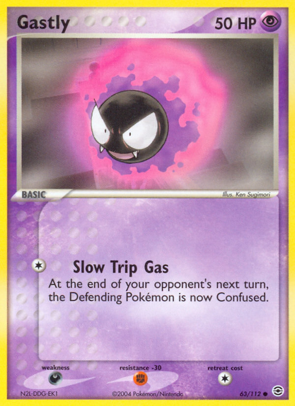 Gastly (63/112) [EX: FireRed & LeafGreen] | Card Citadel