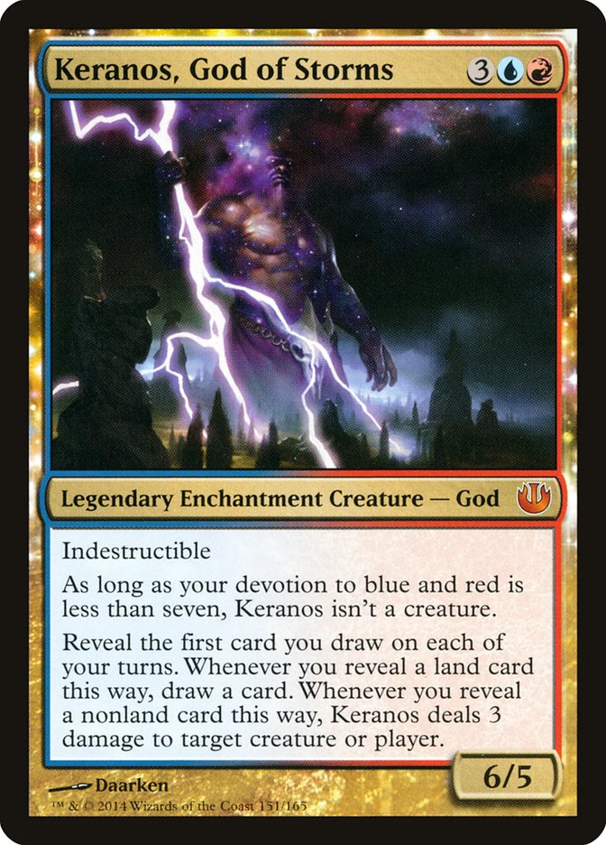 Keranos, God of Storms [Journey into Nyx] | Card Citadel