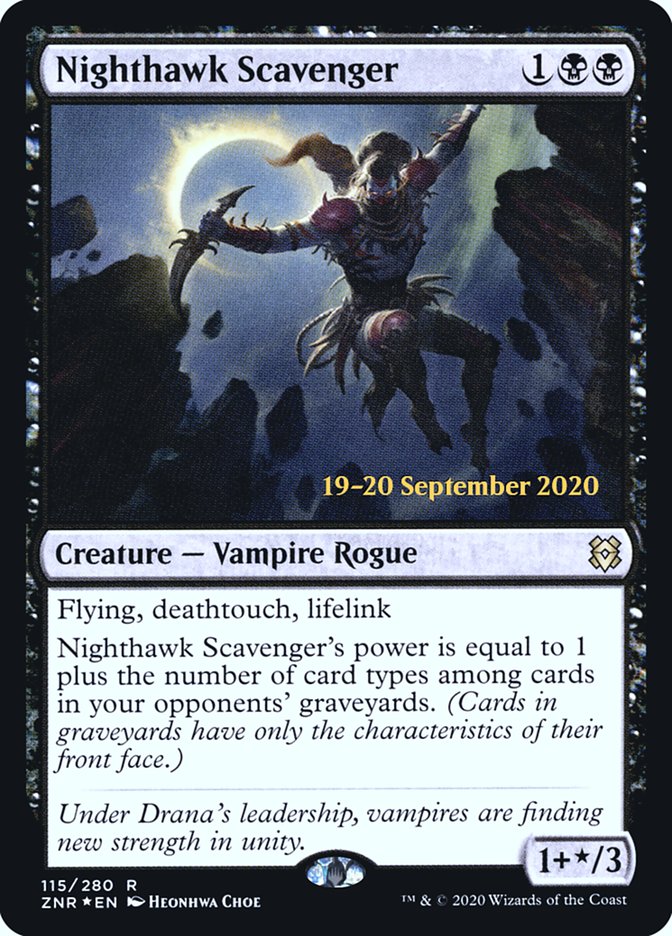 Nighthawk Scavenger  [Zendikar Rising Prerelease Promos] | Card Citadel