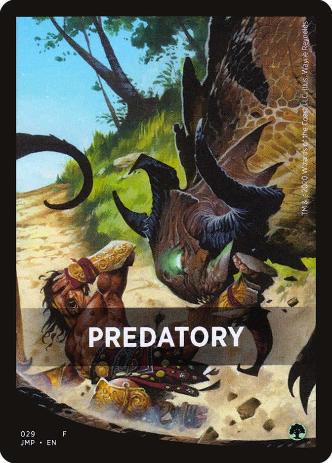 Predatory Theme Card [Jumpstart Front Cards] | Card Citadel