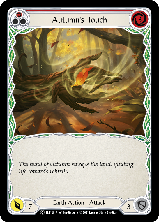 Autumn's Touch (Red) [U-ELE128] Unlimited Normal | Card Citadel