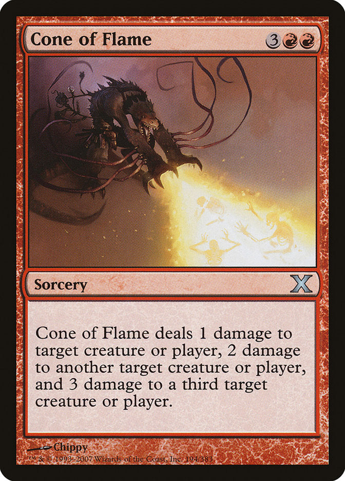 Cone of Flame [Tenth Edition] | Card Citadel