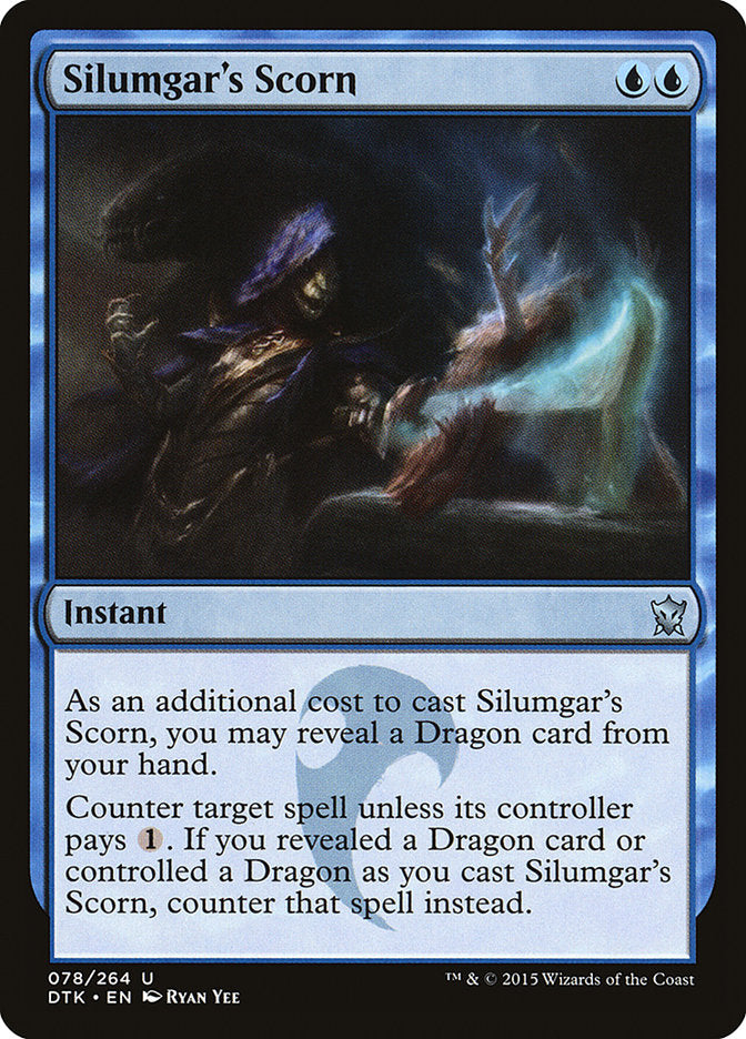 Silumgar's Scorn [Dragons of Tarkir] | Card Citadel