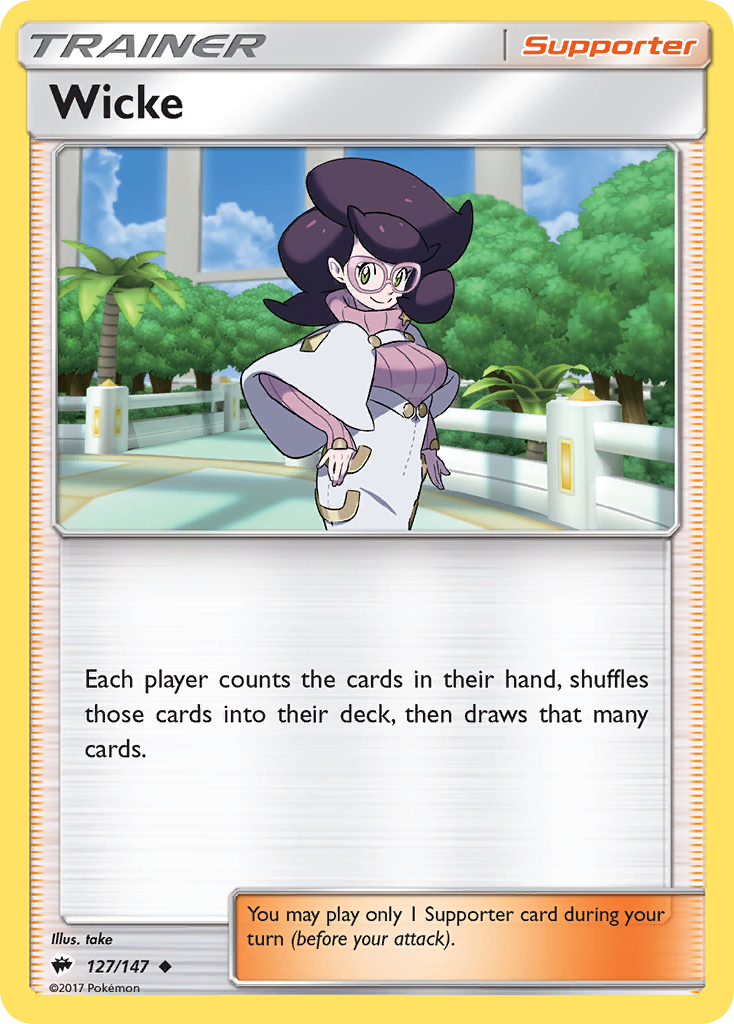 Wicke (127/147) [Sun & Moon: Burning Shadows] | Card Citadel