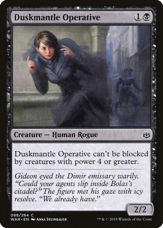 Duskmantle Operative [War of the Spark] | Card Citadel