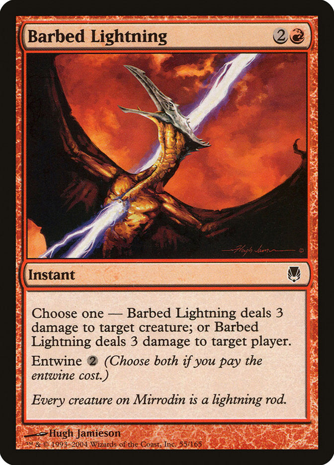 Barbed Lightning [Darksteel] | Card Citadel