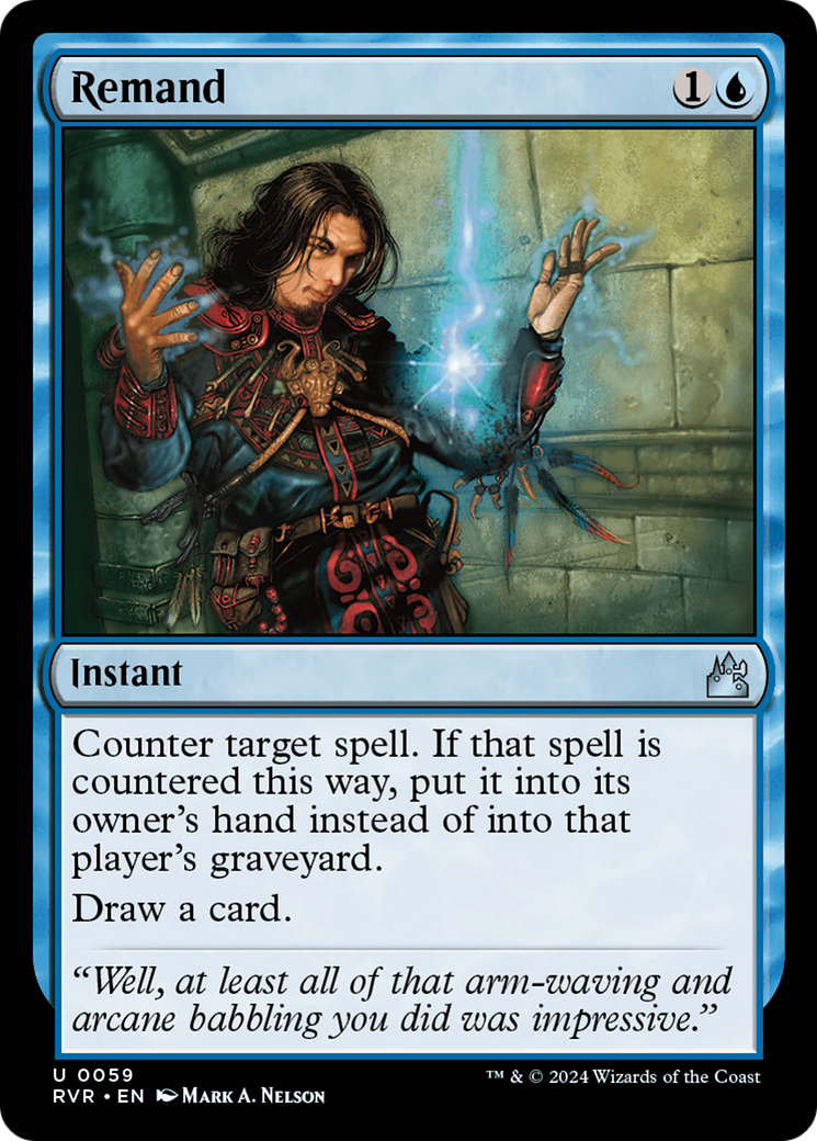 Remand [Ravnica Remastered] | Card Citadel