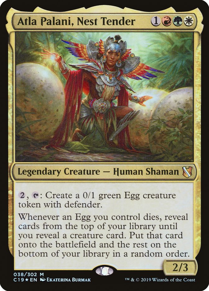 Atla Palani, Nest Tender [Commander 2019] | Card Citadel