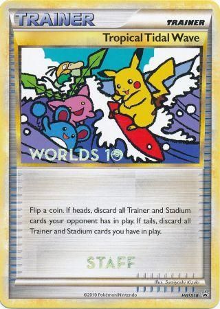 Tropical Tidal Wave (HGSS18) (Staff) [HeartGold & SoulSilver: Black Star Promos] | Card Citadel