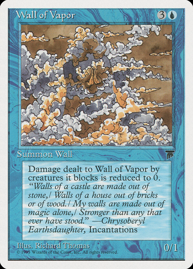 Wall of Vapor [Chronicles] | Card Citadel