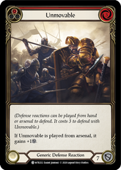 Unmovable (Red) [U-WTR212] (Welcome to Rathe Unlimited)  Unlimited Normal | Card Citadel