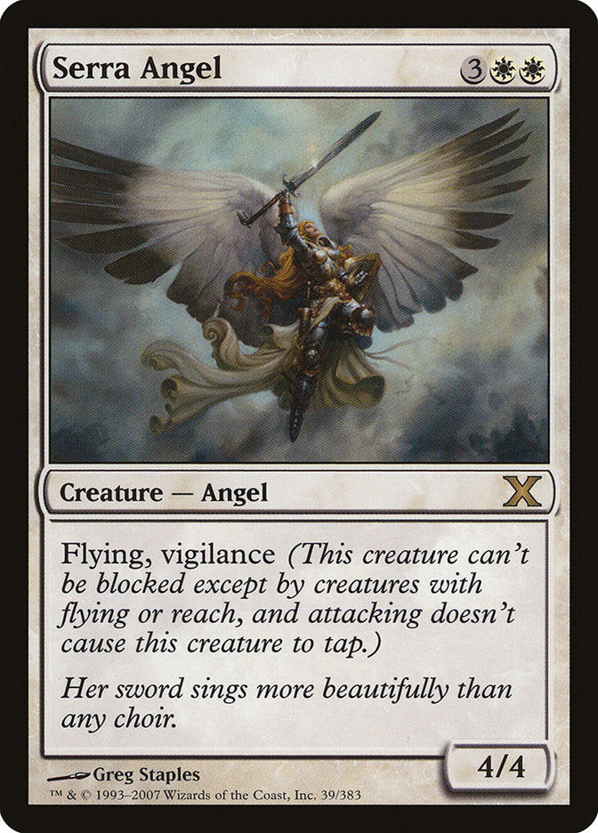 Serra Angel [Tenth Edition] | Card Citadel