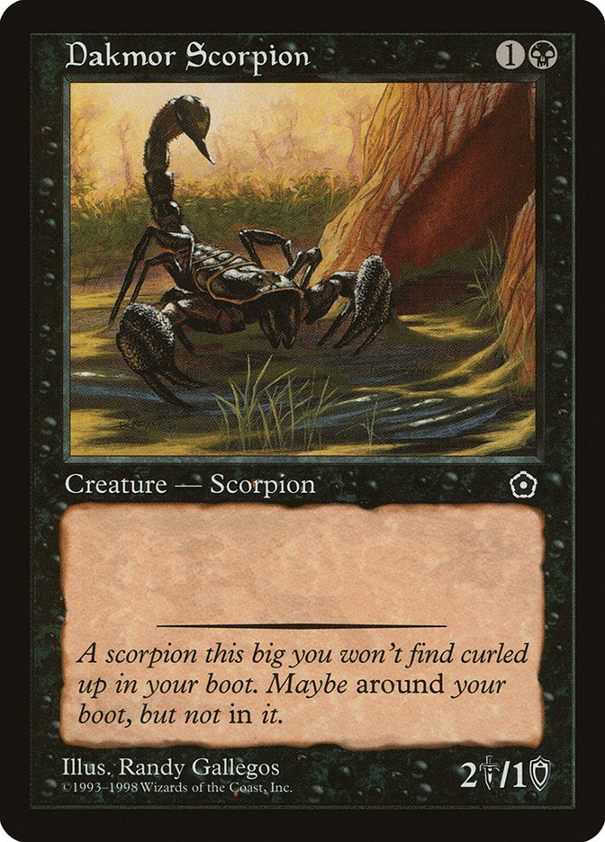 Dakmor Scorpion [Portal Second Age] | Card Citadel