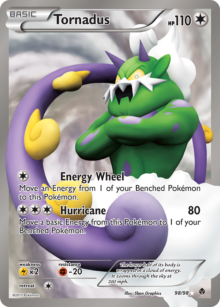 Tornadus (98/98) [Black & White: Emerging Powers] | Card Citadel