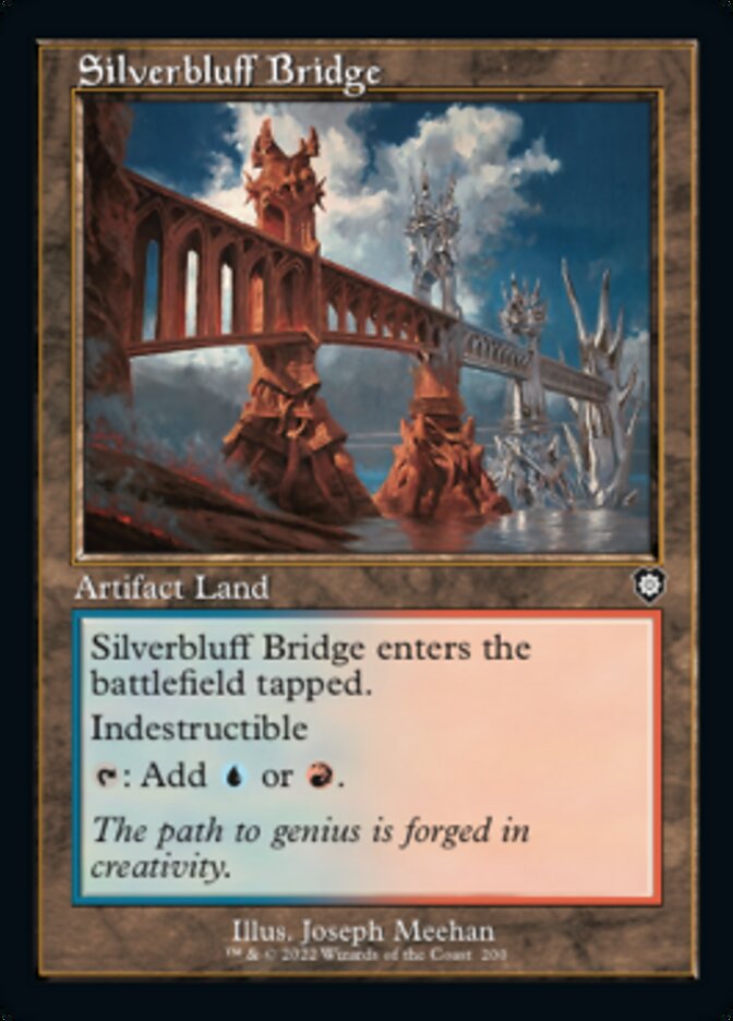 Silverbluff Bridge (Retro) [The Brothers' War Commander] | Card Citadel