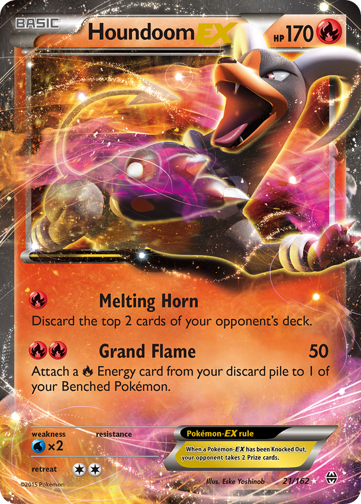 Houndoom EX (21/162) [XY: BREAKthrough] | Card Citadel