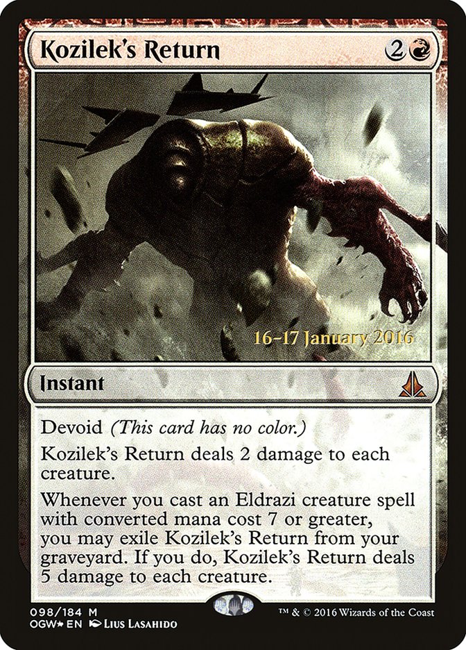 Kozilek's Return [Oath of the Gatewatch Promos] | Card Citadel