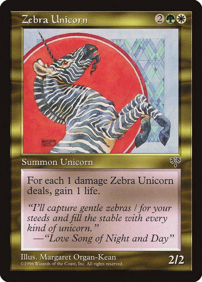 Zebra Unicorn [Mirage] | Card Citadel