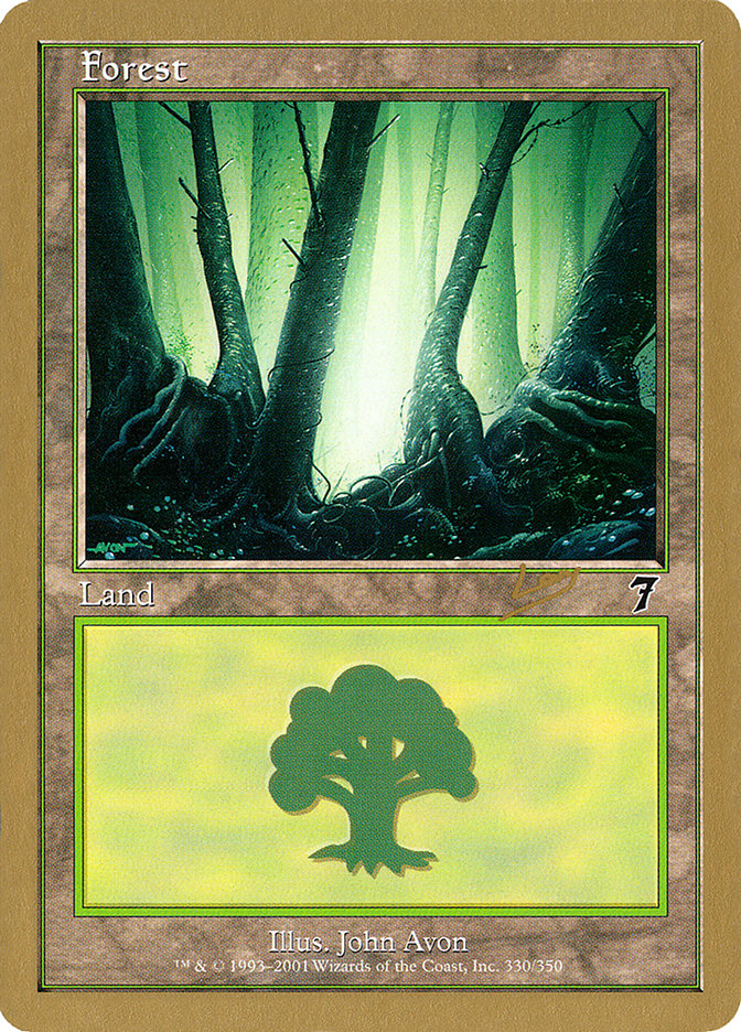 Forest (rl330) (Raphael Levy) [World Championship Decks 2002] | Card Citadel