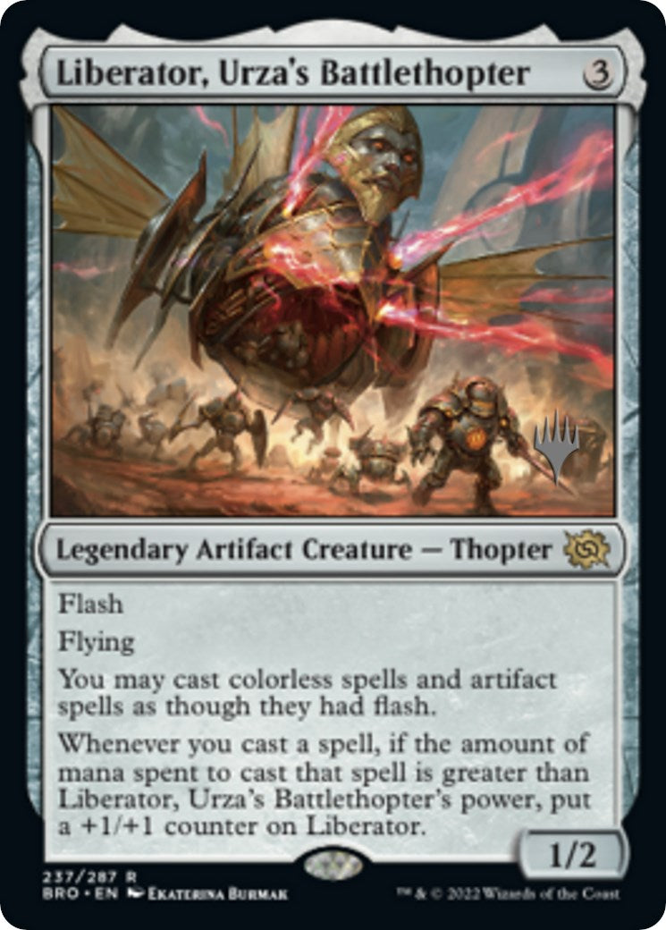 Liberator, Urza's Battlethopter (Promo Pack) [The Brothers' War Promos] | Card Citadel