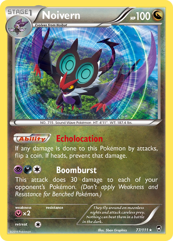 Noivern (77/111) (Cosmos Holo) (Blister Exclusive) [XY: Furious Fists] | Card Citadel