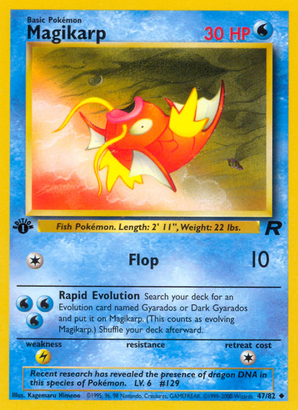 Magikarp (47/82) [Team Rocket 1st Edition] | Card Citadel