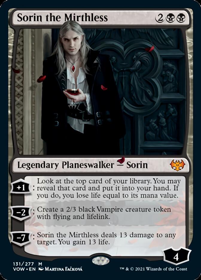 Sorin the Mirthless [Innistrad: Crimson Vow] | Card Citadel