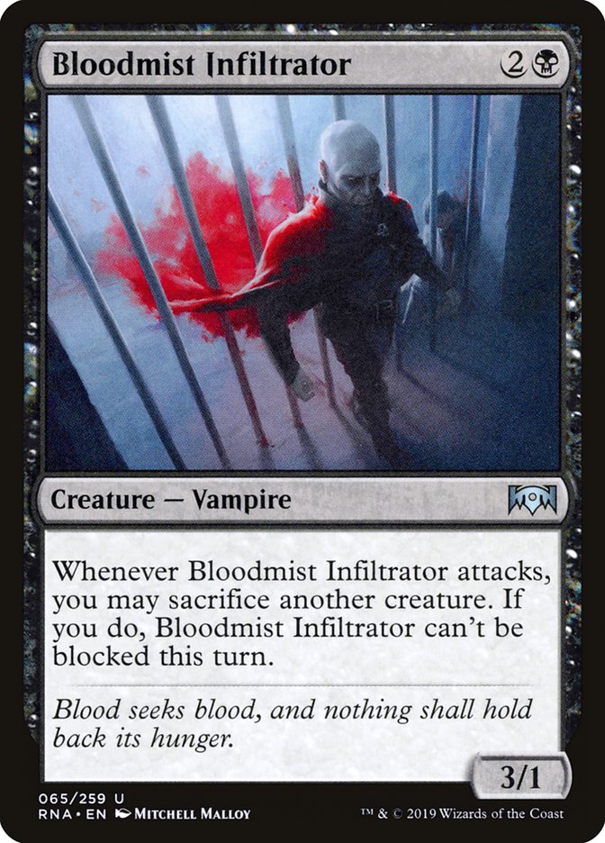 Bloodmist Infiltrator [Ravnica Allegiance] | Card Citadel