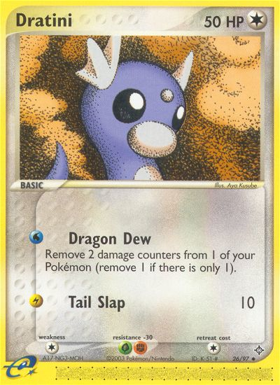 Dratini (26/97) [EX: Dragon] | Card Citadel