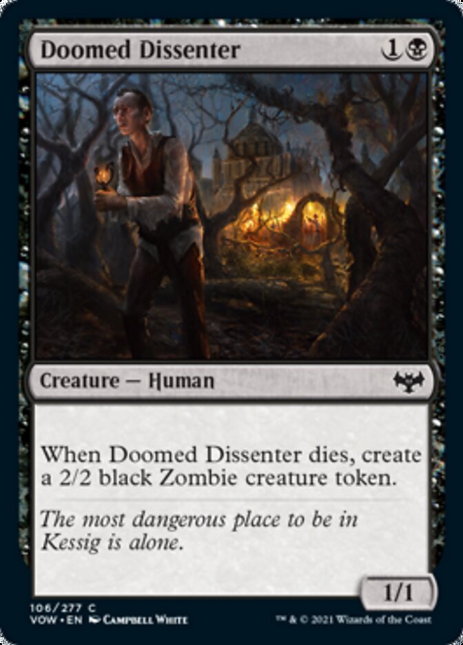 Doomed Dissenter [Innistrad: Crimson Vow] | Card Citadel