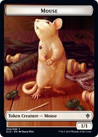 Mouse // Food (16) Double-sided Token [Throne of Eldraine Tokens] | Card Citadel