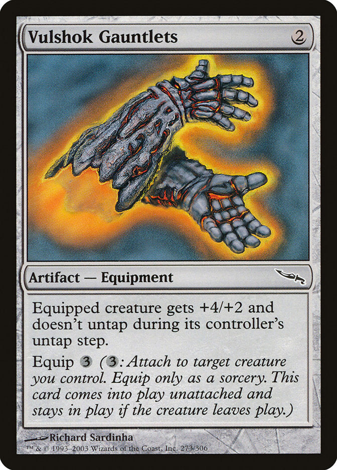 Vulshok Gauntlets [Mirrodin] | Card Citadel