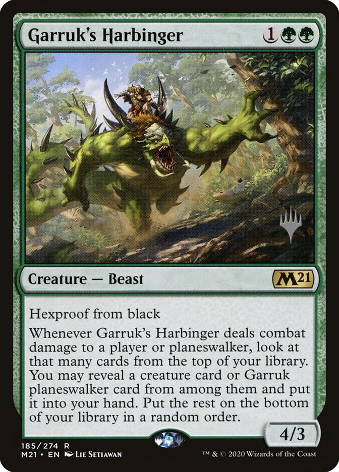 Garruk's Harbinger (Promo Pack) [Core Set 2021 Promos] | Card Citadel