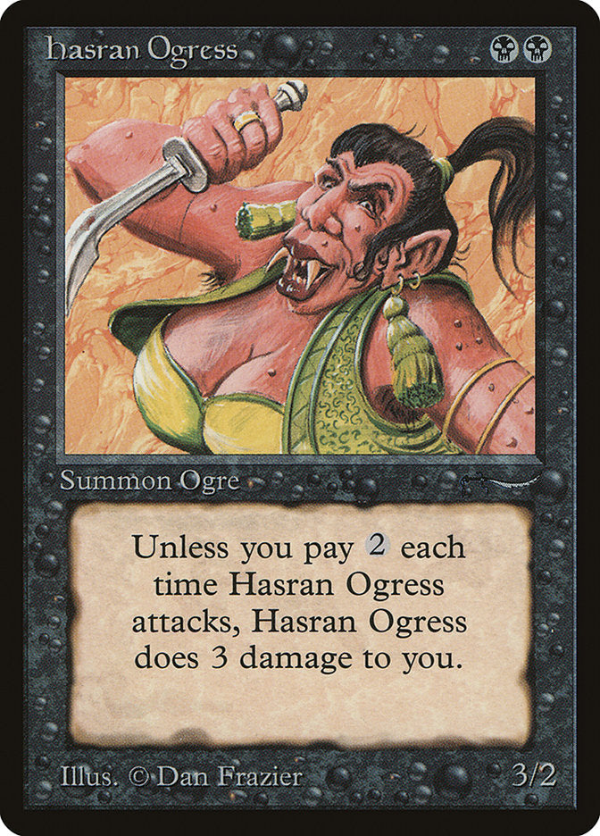 Hasran Ogress (Light Mana Cost) [Arabian Nights] | Card Citadel