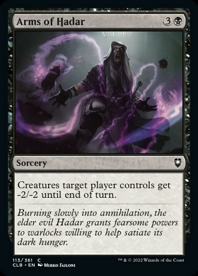 Arms of Hadar [Commander Legends: Battle for Baldur's Gate] | Card Citadel