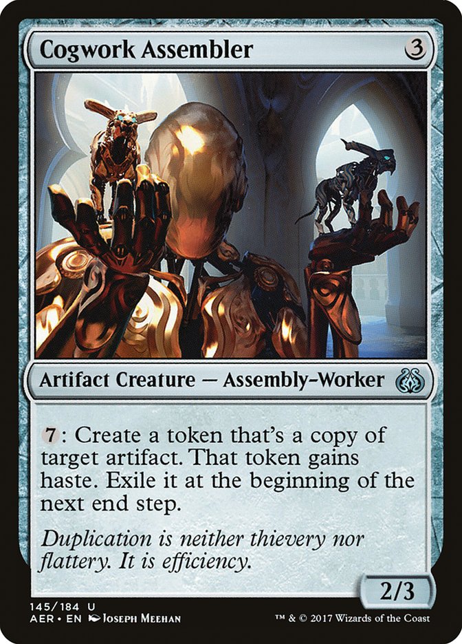 Cogwork Assembler [Aether Revolt] | Card Citadel