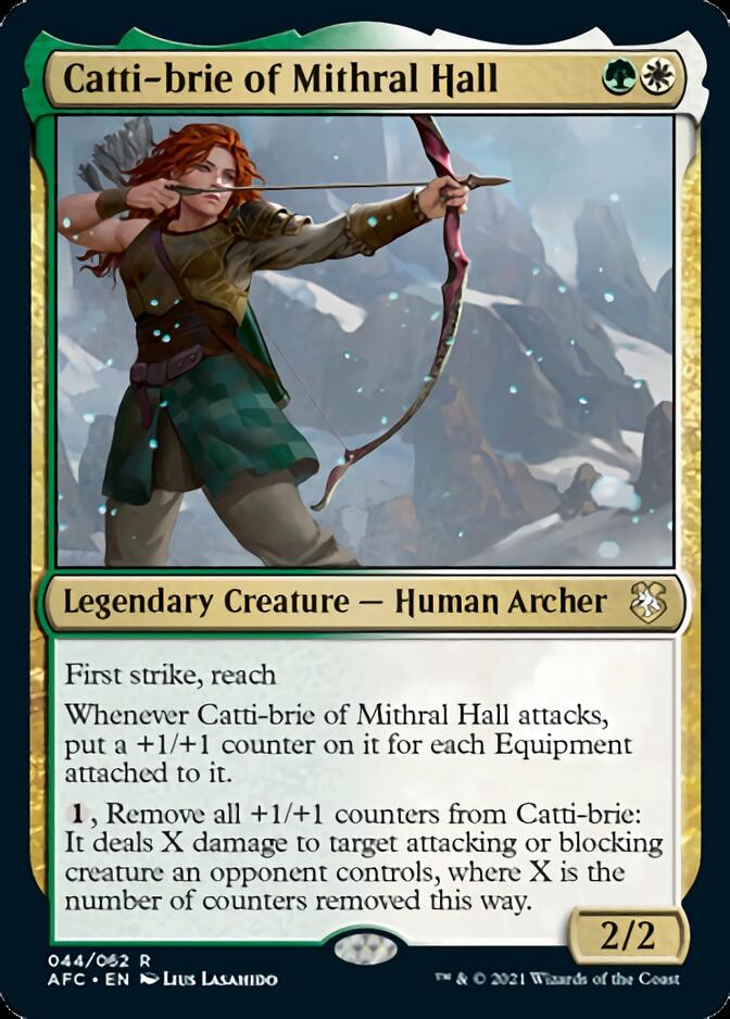Catti-brie of Mithral Hall [Dungeons & Dragons: Adventures in the Forgotten Realms Commander] | Card Citadel