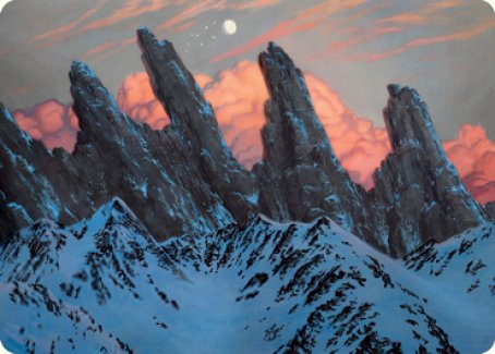 Mountain (275) Art Card [Dungeons & Dragons: Adventures in the Forgotten Realms Art Series] | Card Citadel