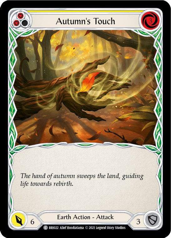 Autumn's Touch (Yellow) [BRI022] (Tales of Aria Briar Blitz Deck)  1st Edition Normal | Card Citadel