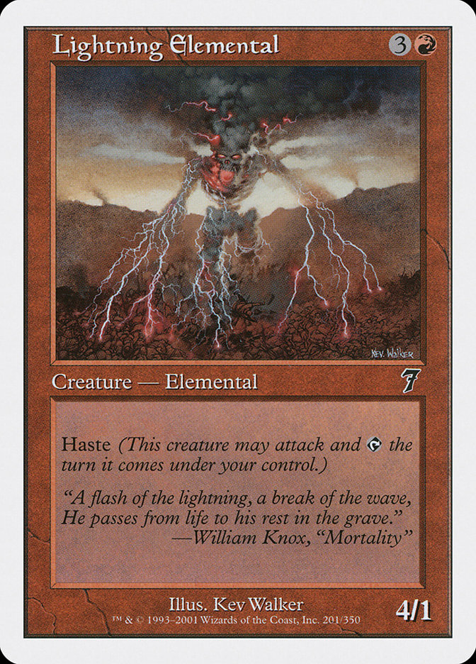 Lightning Elemental [Seventh Edition] | Card Citadel