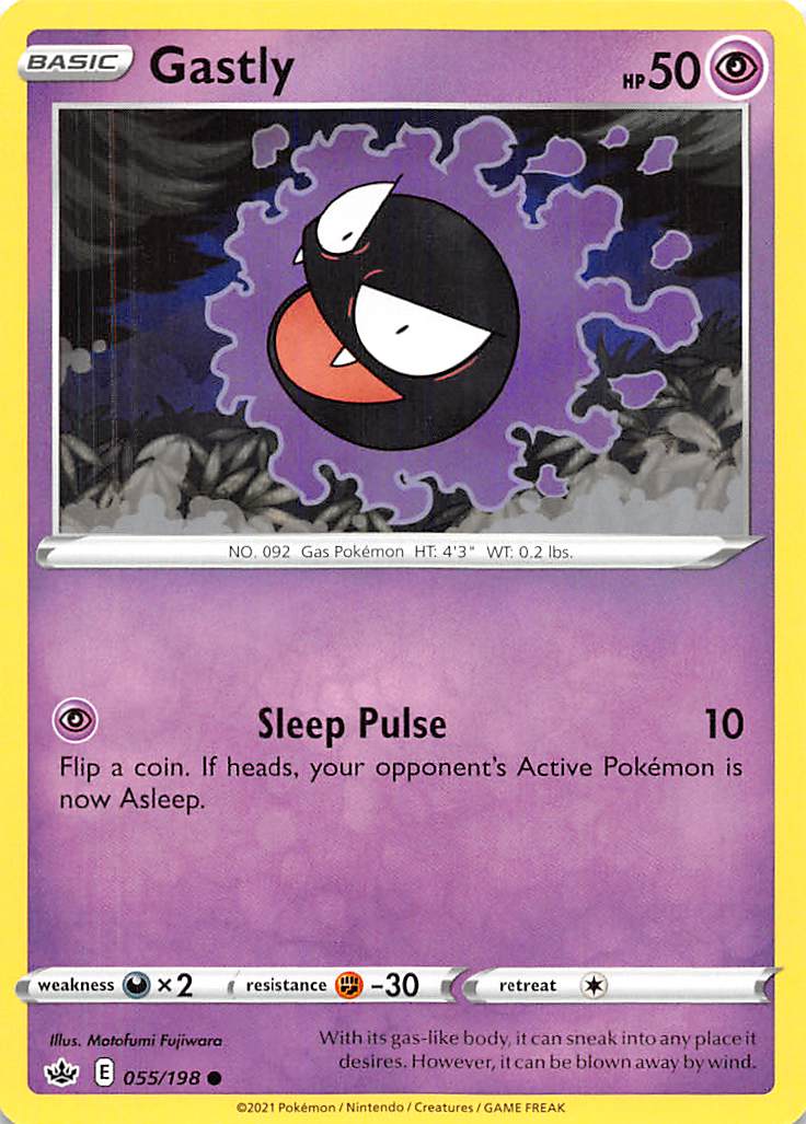 Gastly (055/198) [Sword & Shield: Chilling Reign] | Card Citadel