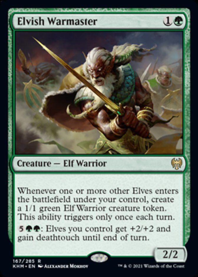 Elvish Warmaster [Kaldheim] | Card Citadel