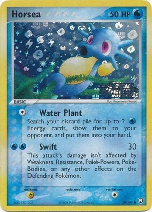 Horsea (58/109) (Stamped) [EX: Team Rocket Returns] | Card Citadel