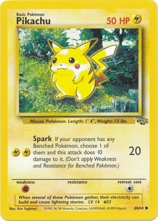 Pikachu (60/64) [Jungle Unlimited] | Card Citadel