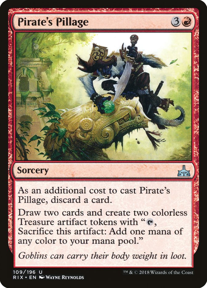 Pirate's Pillage [Rivals of Ixalan] | Card Citadel