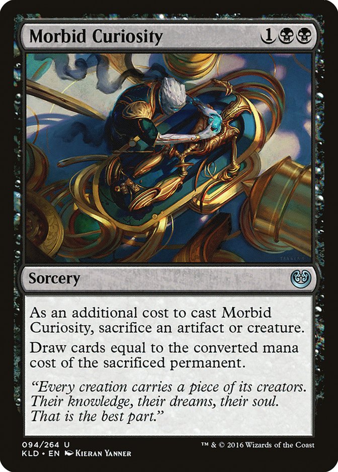 Morbid Curiosity [Kaladesh] | Card Citadel